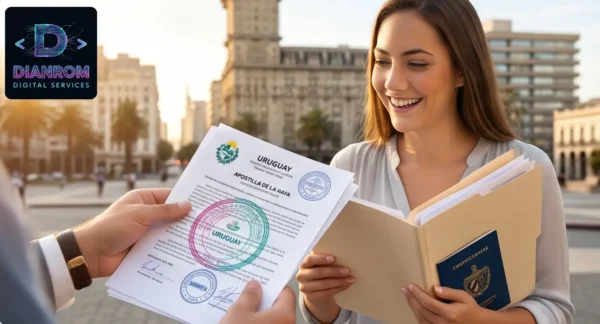 Diploma y notas de universidad cubana validados con la Apostilla internacional.